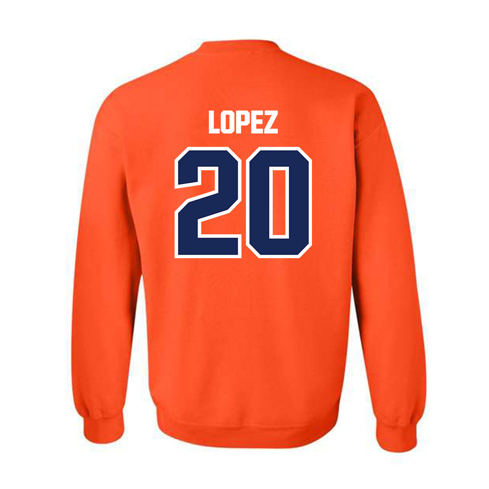 FPU - NCAA Men's Soccer : Bryan Lopez - Classic Shersey Crewneck Sweatshirt-1