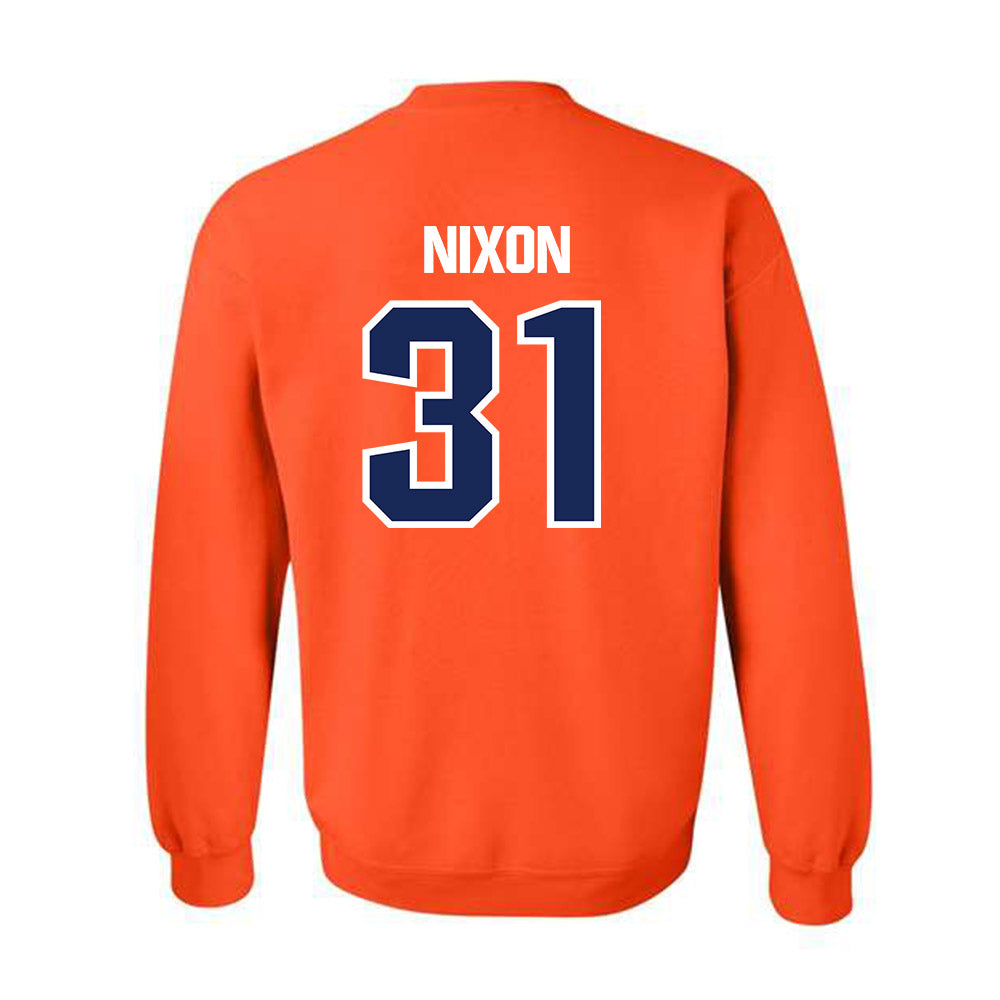 FPU - NCAA Baseball : Joshua Nixon - Classic Shersey Crewneck Sweatshirt-1