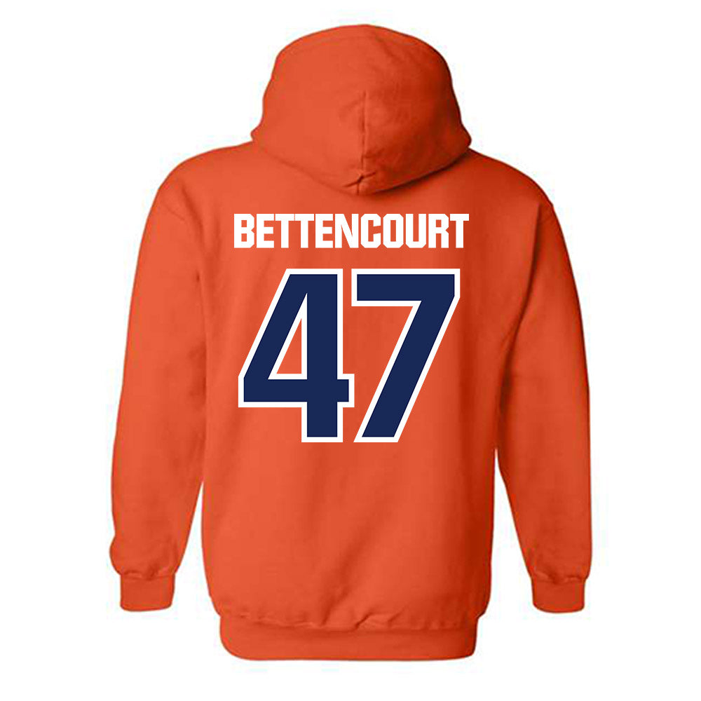 FPU - NCAA Baseball : Matt Bettencourt - Classic Shersey Hooded Sweatshirt-1