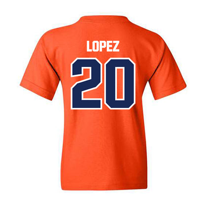 FPU - NCAA Men's Soccer : Bryan Lopez - Classic Shersey Youth T-Shirt-1
