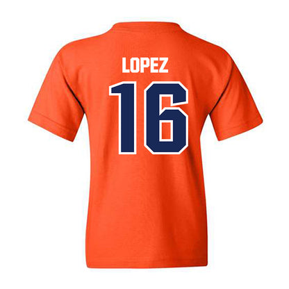 FPU - NCAA Men's Soccer : Brandon Lopez - Classic Shersey Youth T-Shirt-1