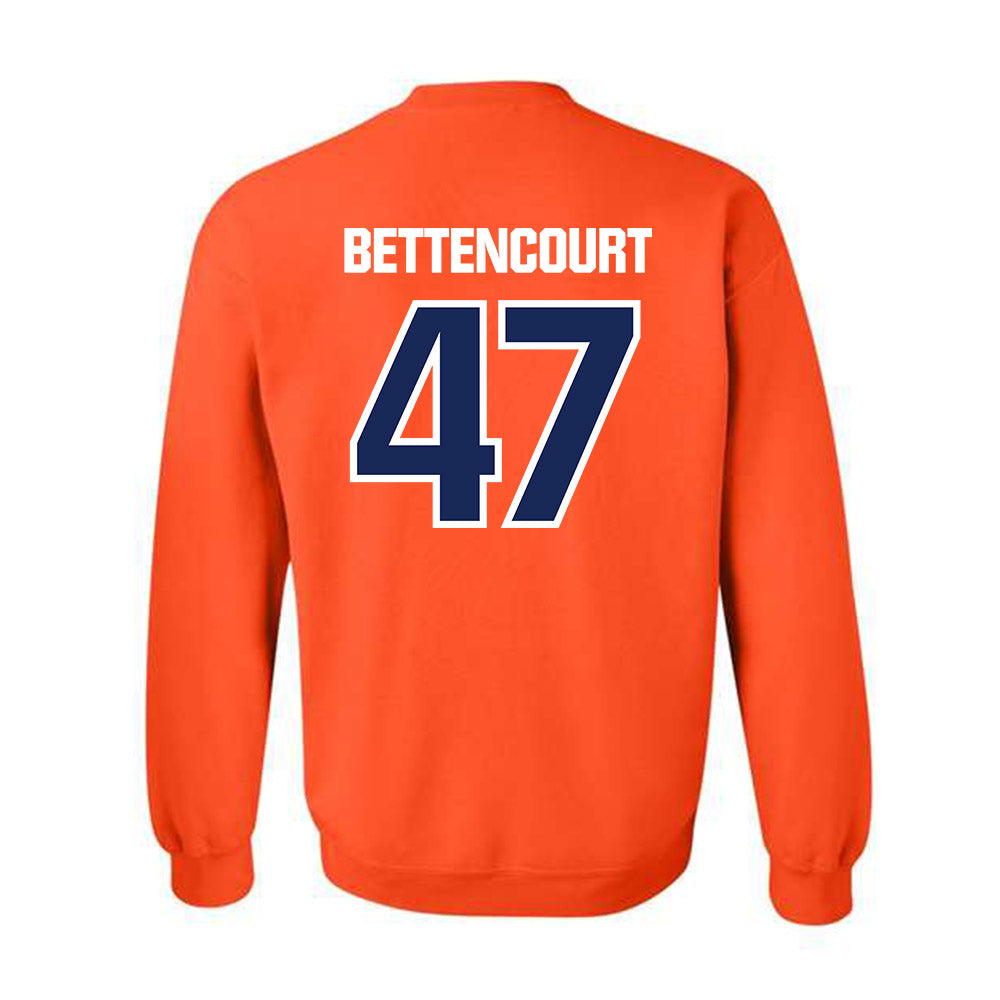 FPU - NCAA Baseball : Matt Bettencourt - Classic Shersey Crewneck Sweatshirt-1