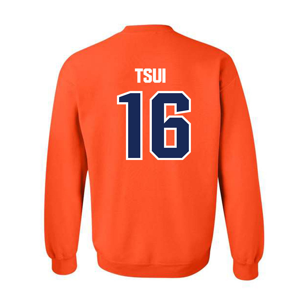 FPU - NCAA Baseball : Ethan Tsui - Classic Shersey Crewneck Sweatshirt-1