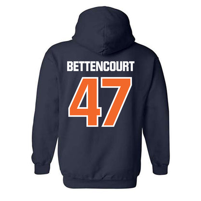 FPU - NCAA Baseball : Matt Bettencourt - Classic Shersey Hooded Sweatshirt-1