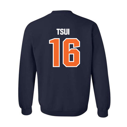 FPU - NCAA Baseball : Ethan Tsui - Classic Shersey Crewneck Sweatshirt-1