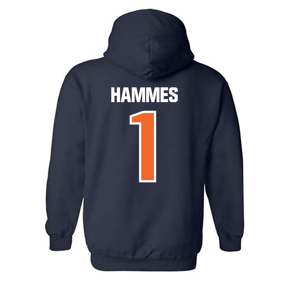 FPU - NCAA Men's Water Polo : Chase Hammes - Classic Shersey Hooded Sweatshirt-1