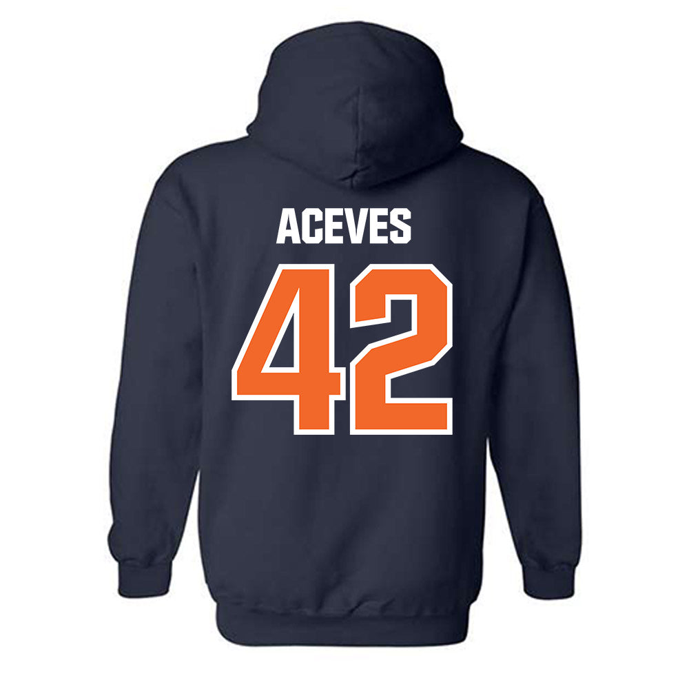 FPU - NCAA Men's Soccer : Diego Aceves - Classic Shersey Hooded Sweatshirt-1