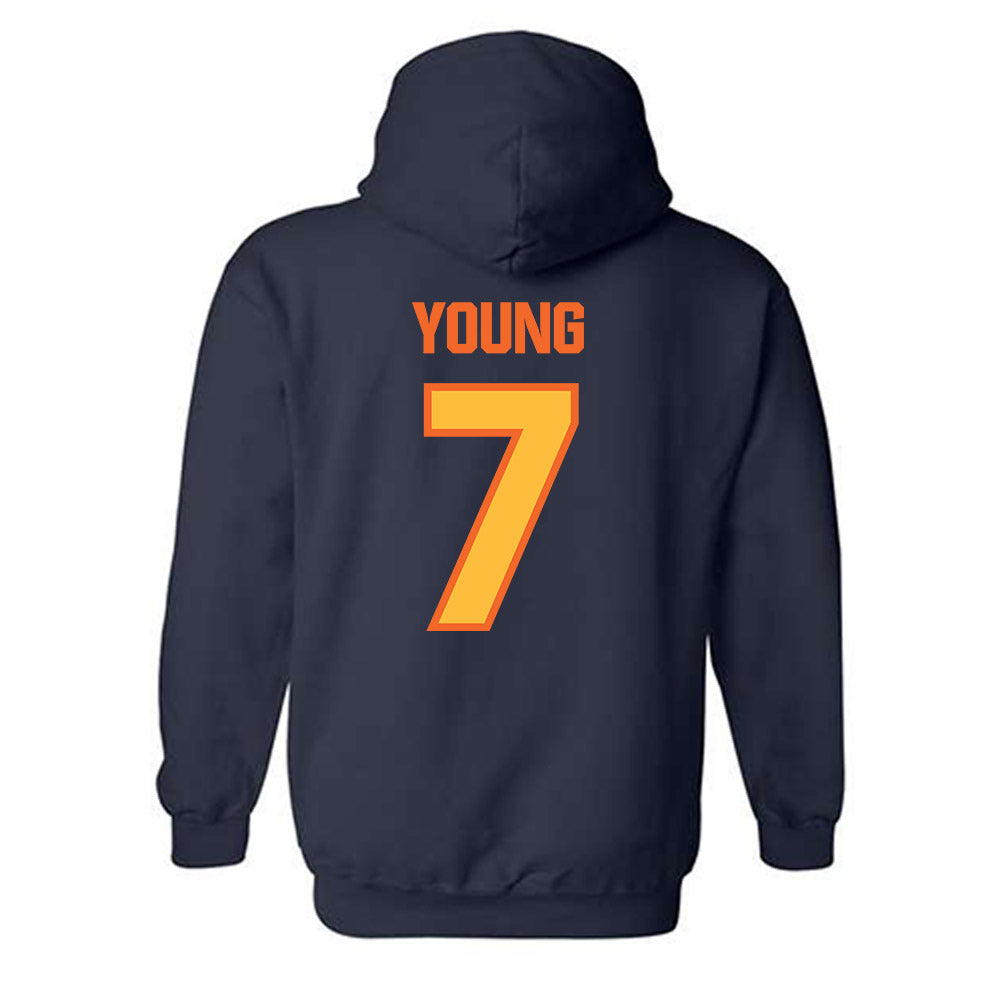 FPU - NCAA Men's Water Polo : Luke Young - Classic Shersey Hooded Sweatshirt-1