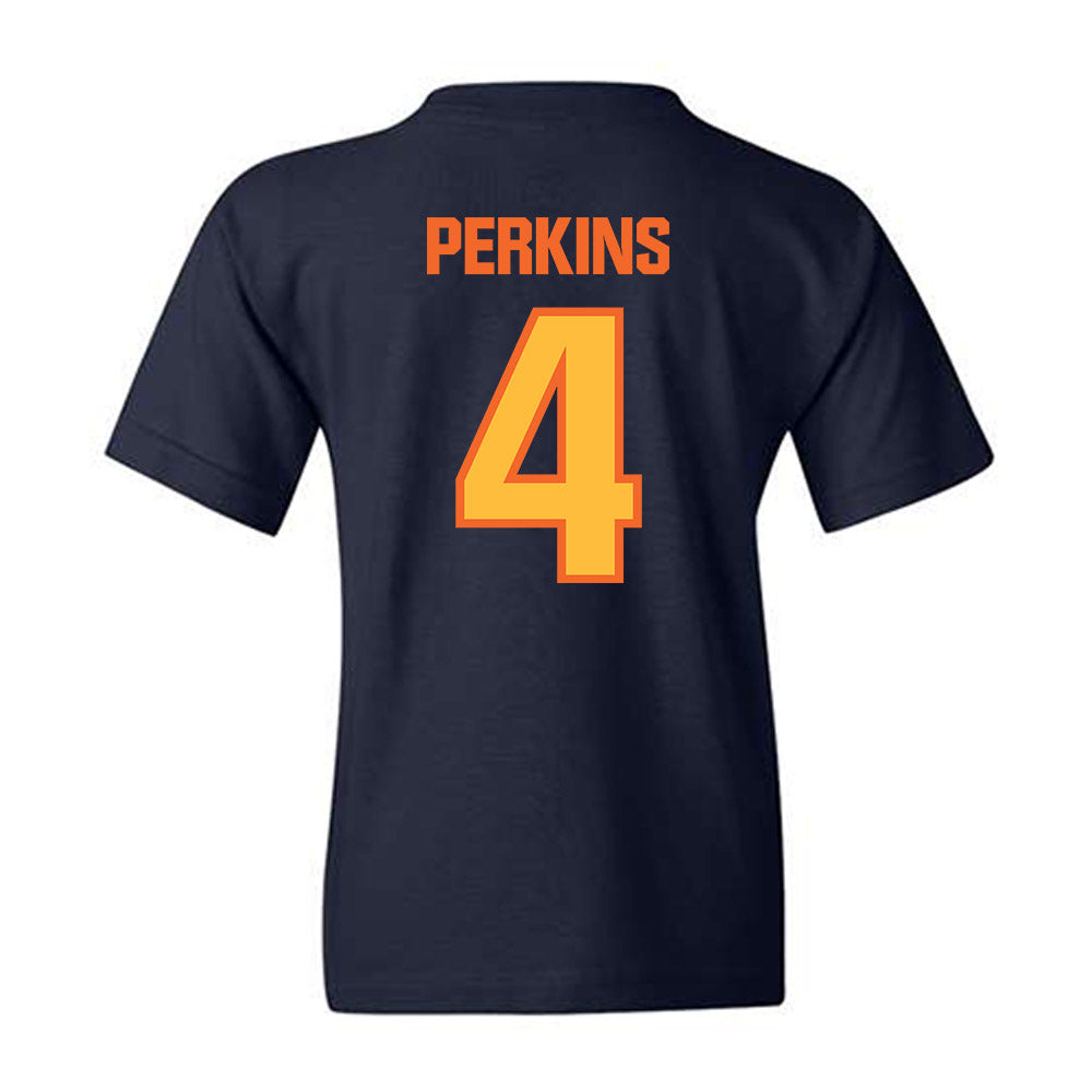 FPU - NCAA Baseball : Garrett Perkins - Classic Shersey Youth T-Shirt-1