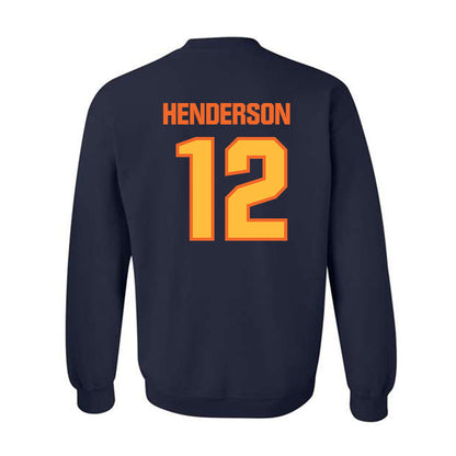 FPU - NCAA Baseball : Gabe Henderson - Classic Shersey Crewneck Sweatshirt-1