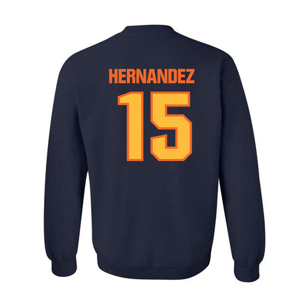 FPU - NCAA Women's Soccer : Karyme Hernandez - Classic Shersey Crewneck Sweatshirt-1