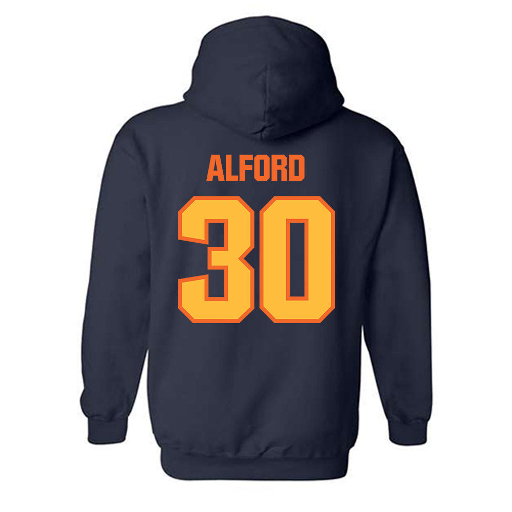 FPU - NCAA Baseball : Dalton Alford - Classic Shersey Hooded Sweatshirt-1