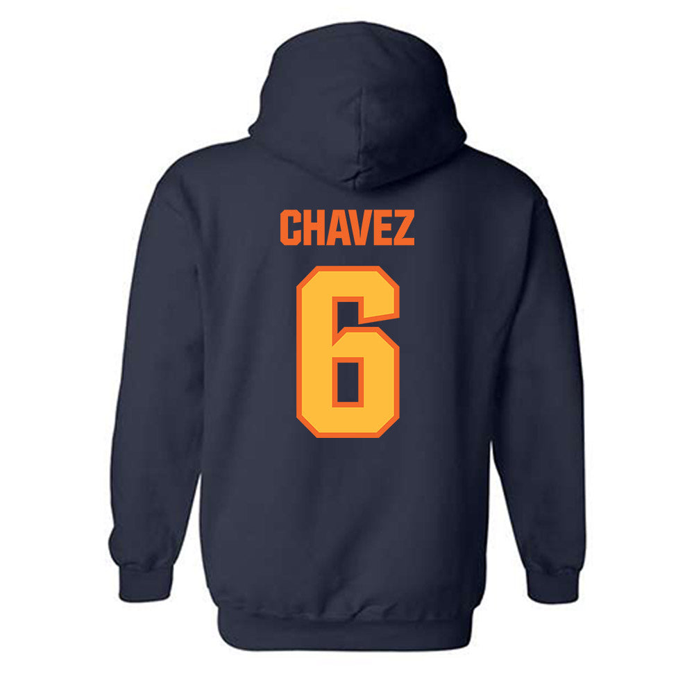 FPU - NCAA Men's Soccer : Vicente Chavez - Classic Shersey Hooded Sweatshirt-1