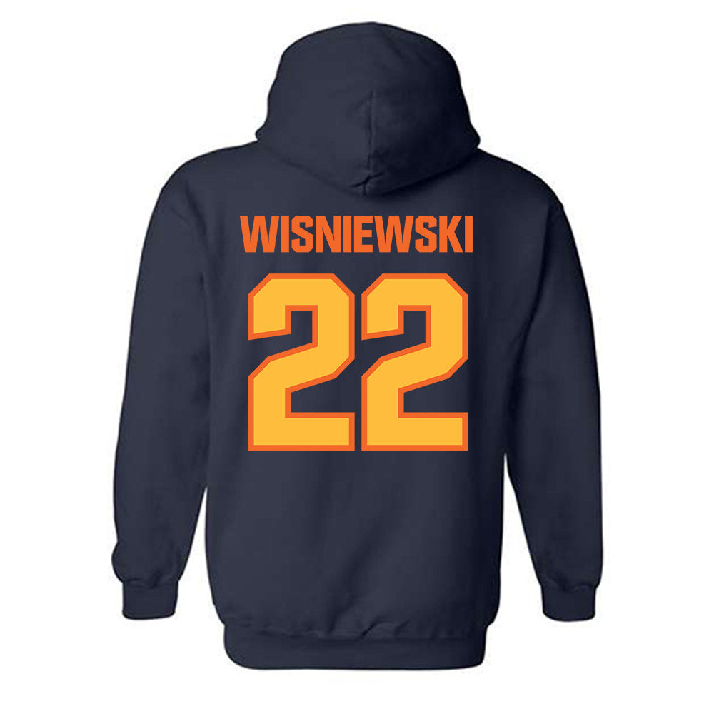 FPU - NCAA Women's Basketball : Nina Wisniewski - Classic Shersey Hooded Sweatshirt-1