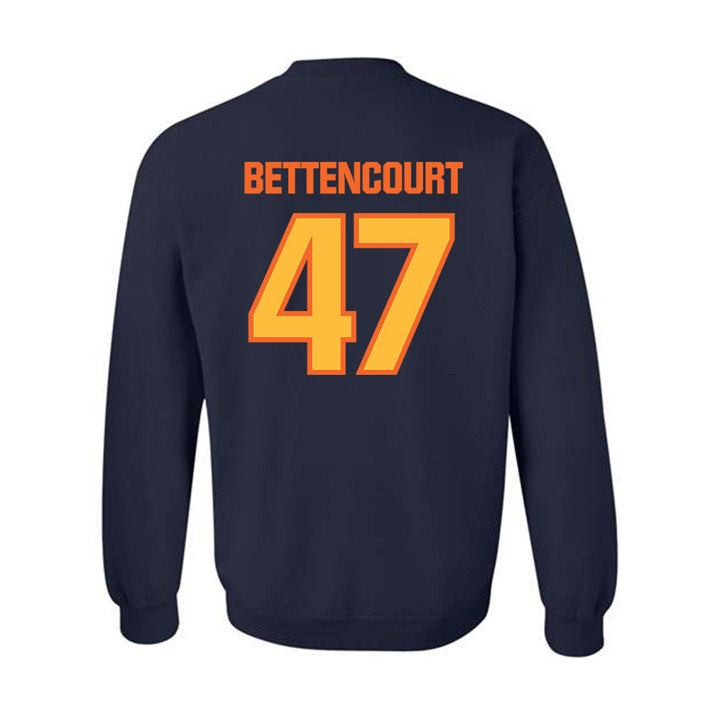 FPU - NCAA Baseball : Matt Bettencourt - Classic Shersey Crewneck Sweatshirt-1