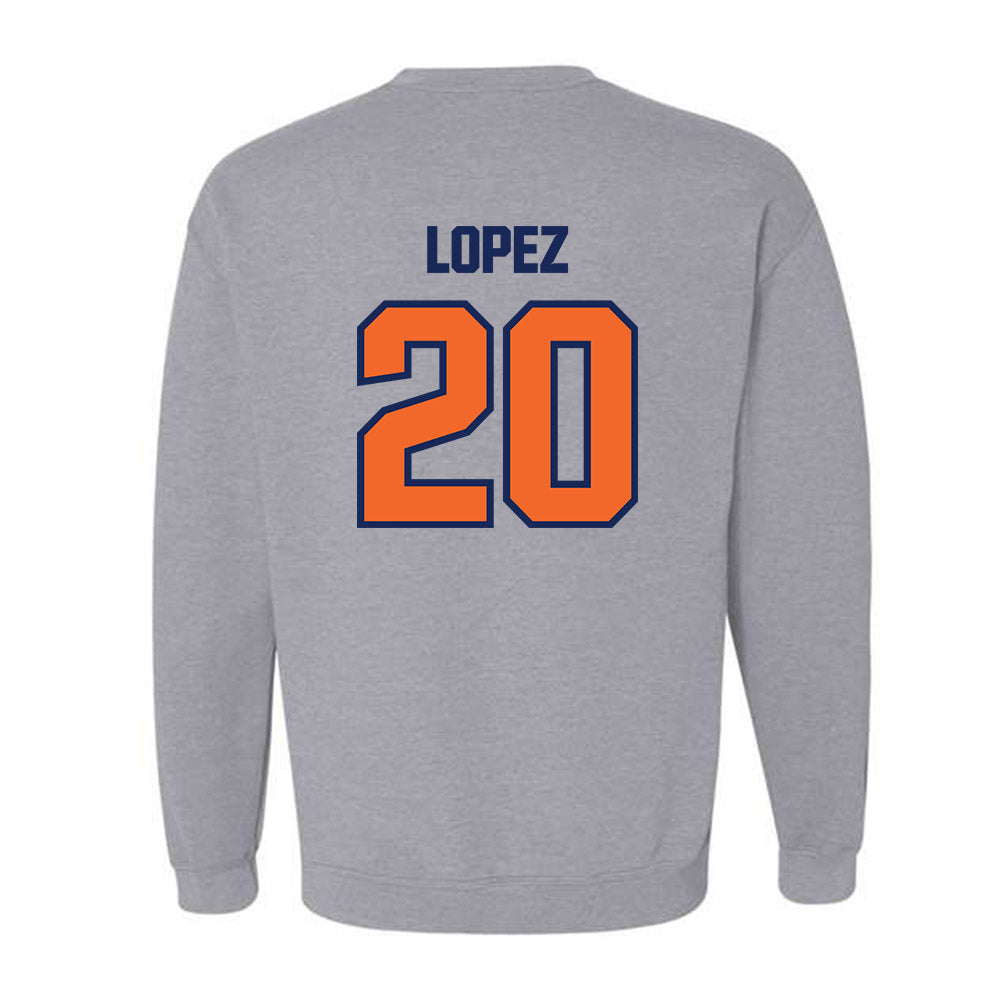 FPU - NCAA Men's Soccer : Bryan Lopez - Crewneck Sweatshirt-1