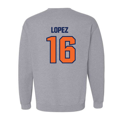 FPU - NCAA Men's Soccer : Brandon Lopez - Crewneck Sweatshirt-1