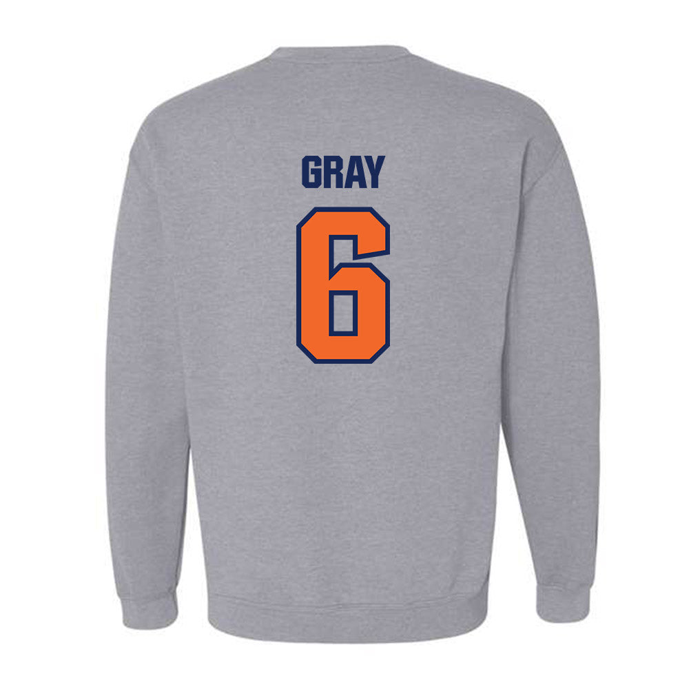 FPU - NCAA Men's Water Polo : Forrest Gray - Crewneck Sweatshirt-1