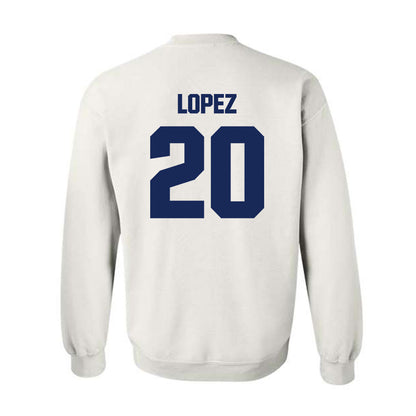 FPU - NCAA Men's Soccer : Bryan Lopez - Classic Shersey Crewneck Sweatshirt-1