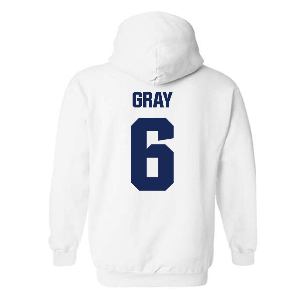 FPU - NCAA Men's Water Polo : Forrest Gray - Classic Shersey Hooded Sweatshirt-1