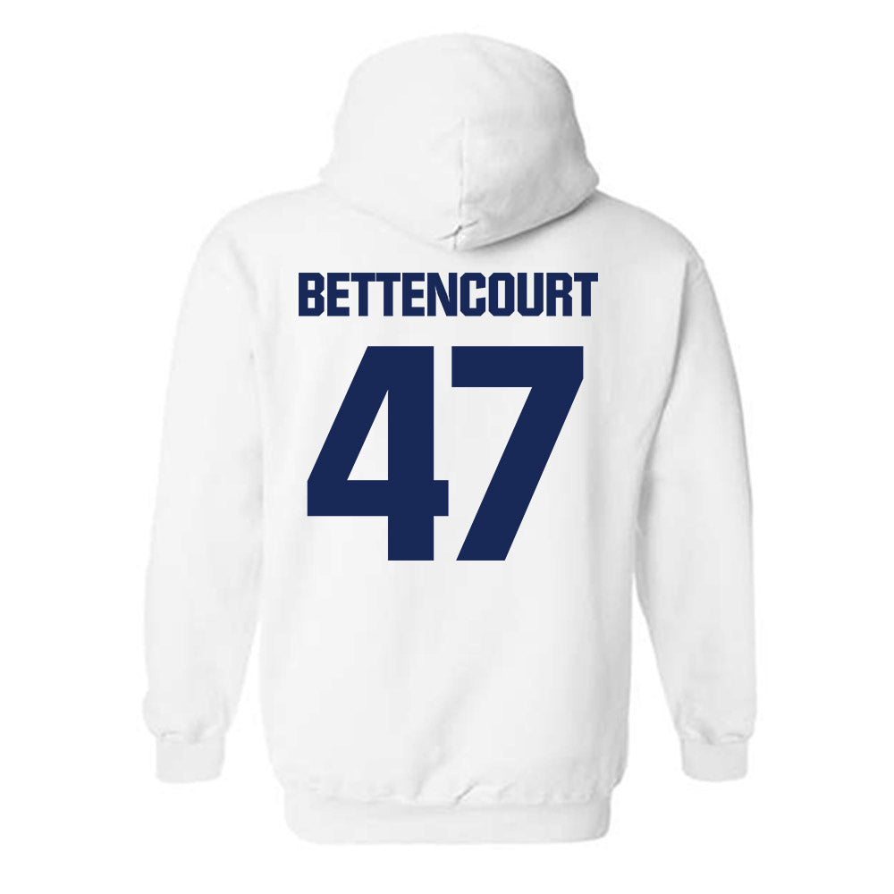 FPU - NCAA Baseball : Matt Bettencourt - Classic Shersey Hooded Sweatshirt-1