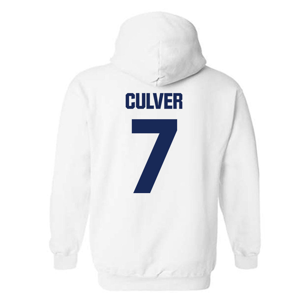 FPU - NCAA Baseball : Timothy Culver - Classic Shersey Hooded Sweatshirt-1