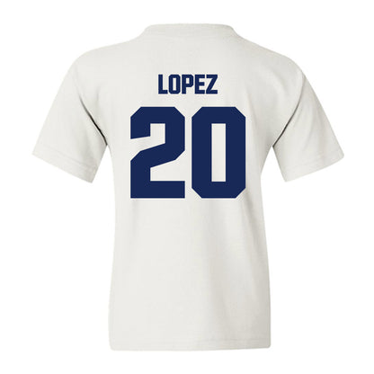 FPU - NCAA Men's Soccer : Bryan Lopez - Classic Shersey Youth T-Shirt-1