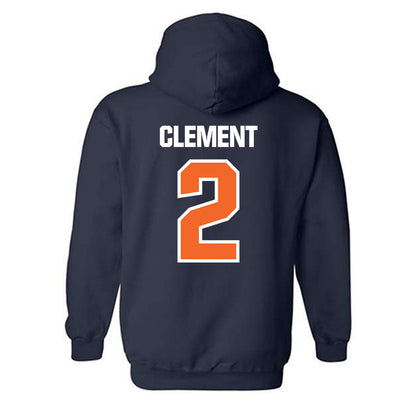 FPU - NCAA Baseball : Chris Clement - Classic Shersey Hooded Sweatshirt-1