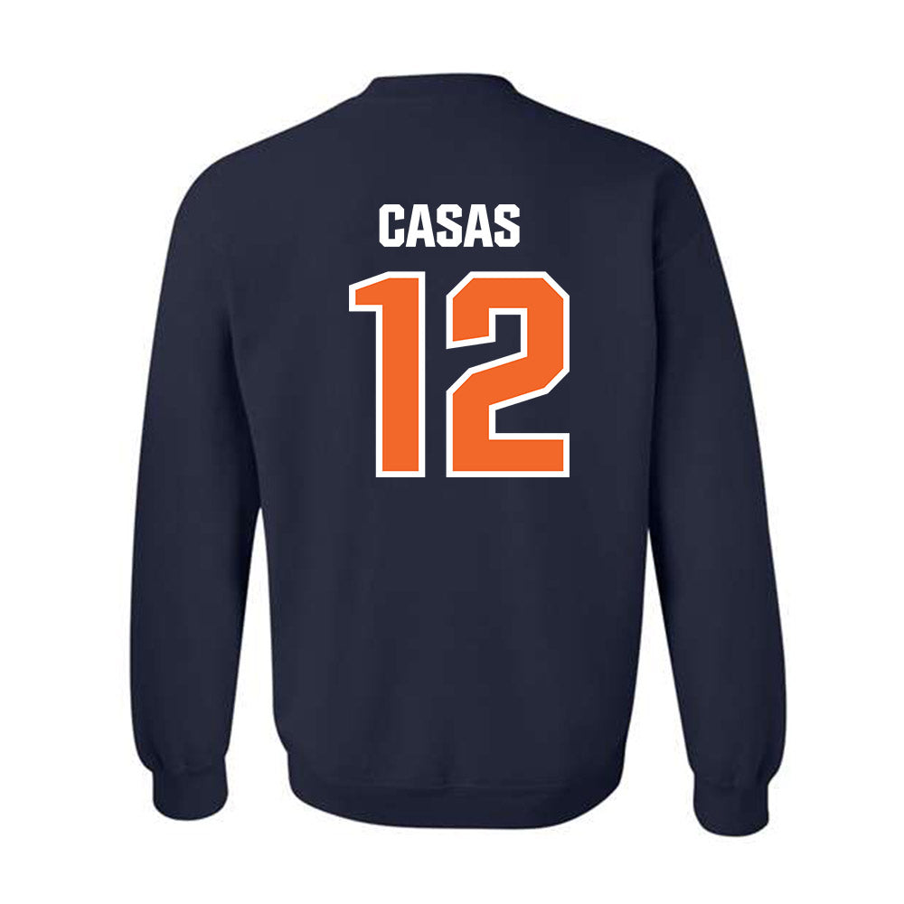 FPU - NCAA Women's Soccer : Krysta Casas - Classic Shersey Crewneck Sweatshirt-1
