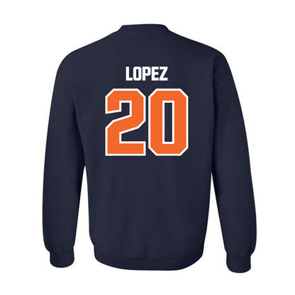 FPU - NCAA Men's Soccer : Bryan Lopez - Classic Shersey Crewneck Sweatshirt-1