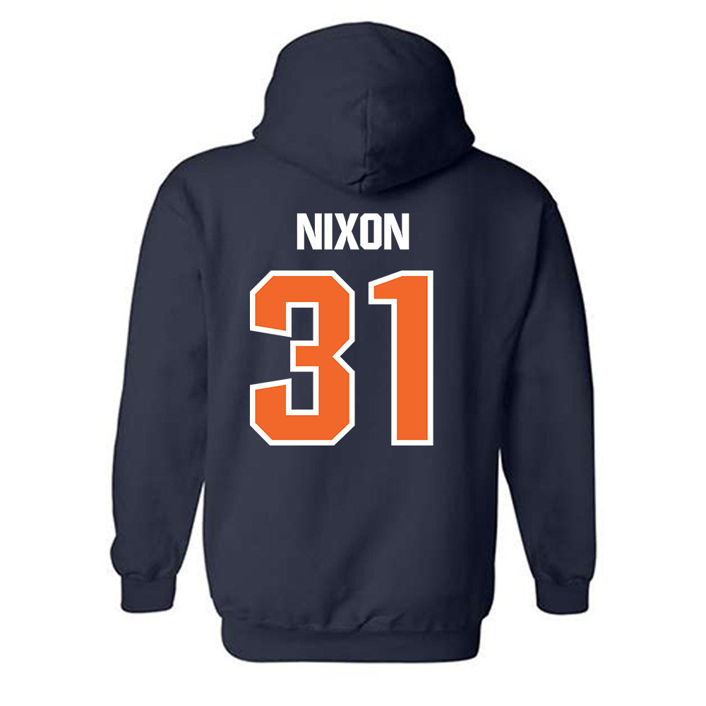 FPU - NCAA Baseball : Joshua Nixon - Classic Shersey Hooded Sweatshirt-1