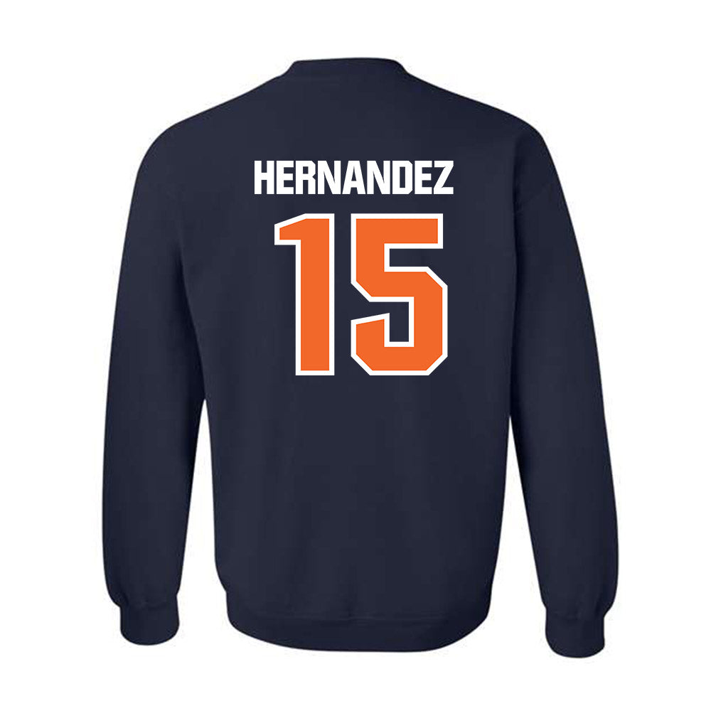 FPU - NCAA Women's Soccer : Karyme Hernandez - Classic Shersey Crewneck Sweatshirt-1