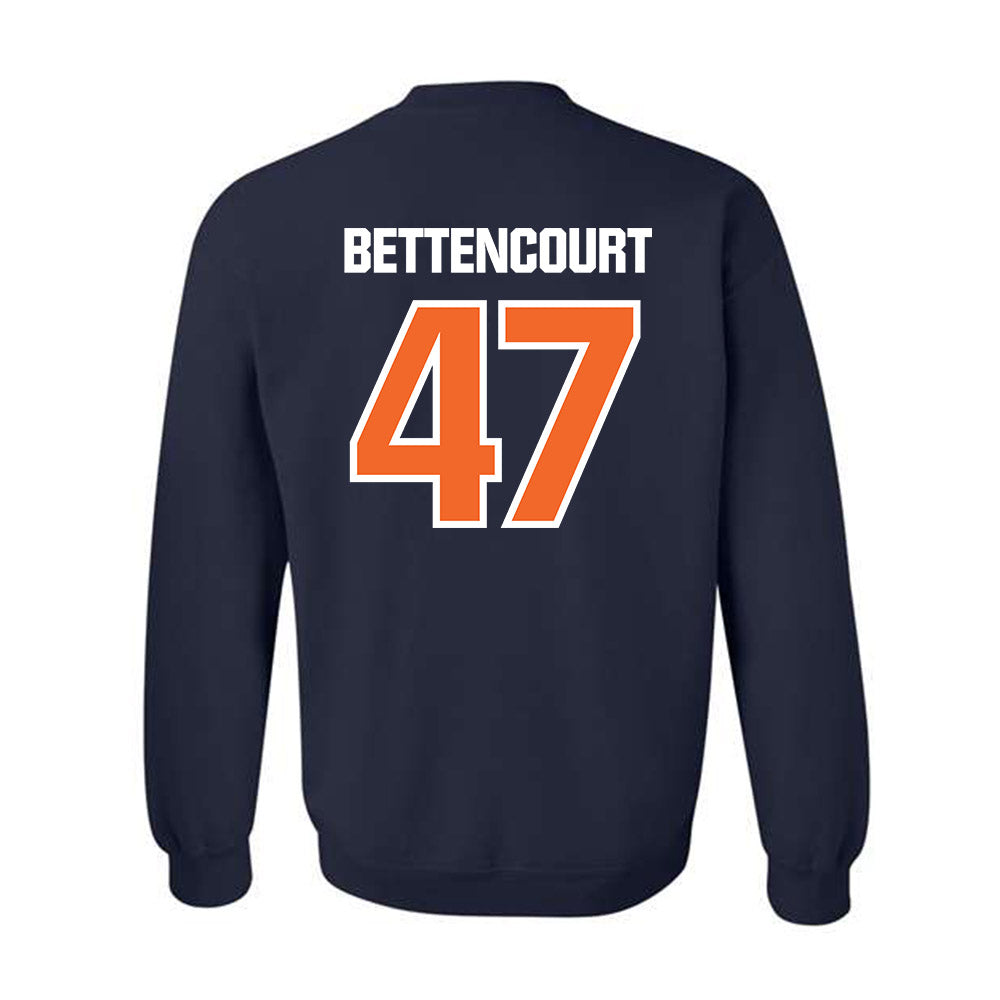 FPU - NCAA Baseball : Matt Bettencourt - Classic Shersey Crewneck Sweatshirt-1