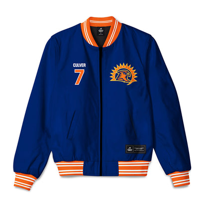 FPU - NCAA Baseball : Timothy Culver - Bomber Jacket-0