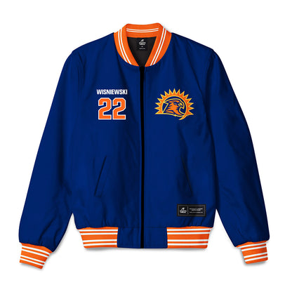 FPU - NCAA Women's Basketball : Nina Wisniewski - Bomber Jacket-0