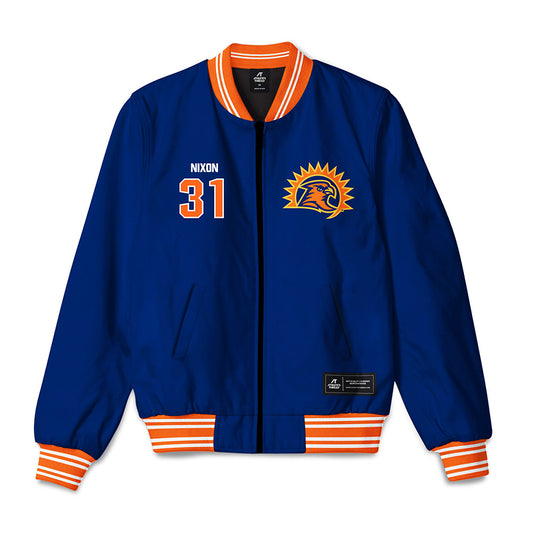 FPU - NCAA Baseball : Joshua Nixon - Bomber Jacket-0