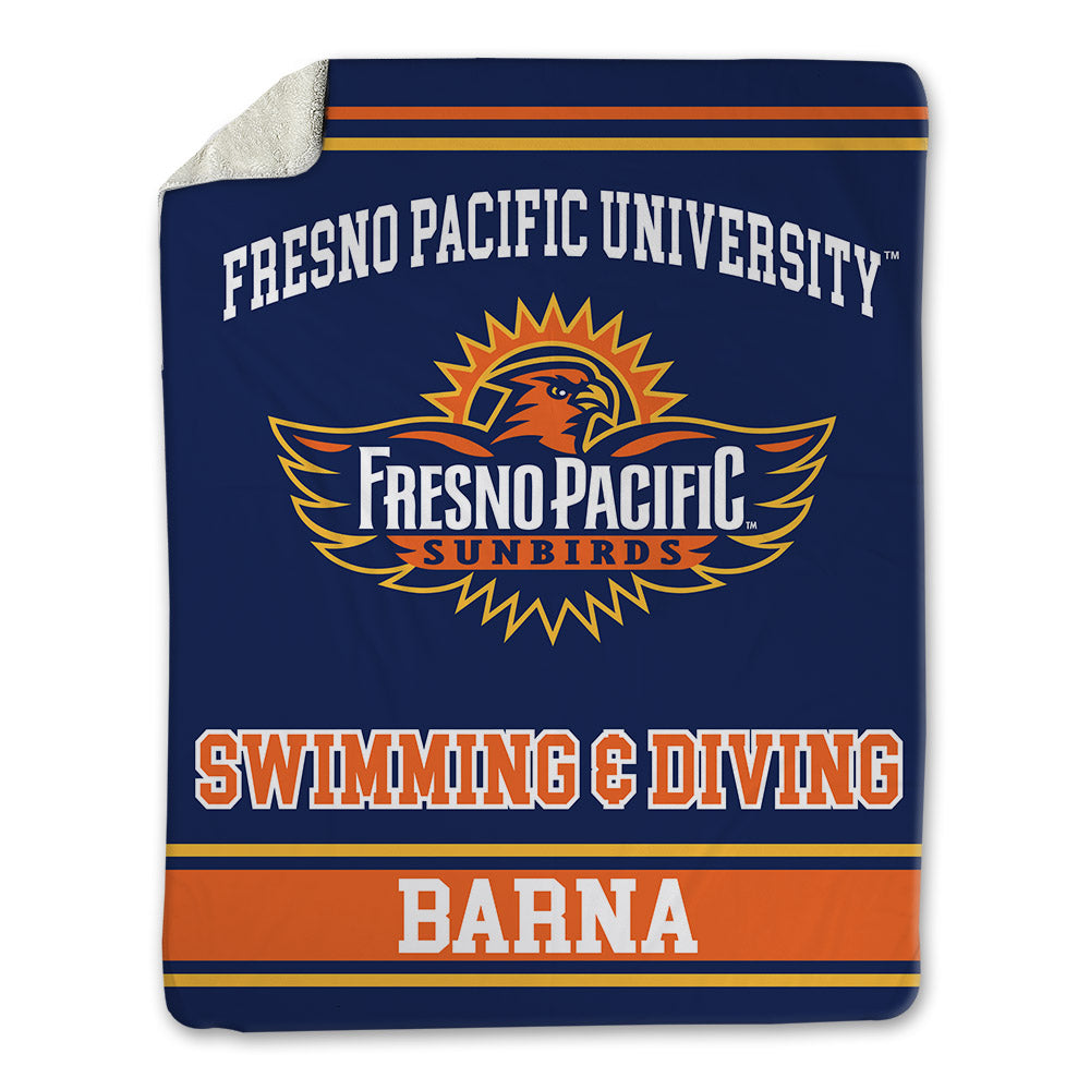 FPU - NCAA Men's Swimming & Diving : Nico Barna - Blanket-0