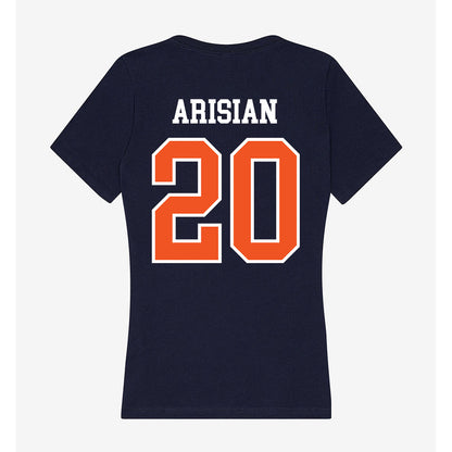 FPU - NCAA Men's Basketball : Arman Arisian - Classic Shersey Women's V-Neck T-Shirt-1