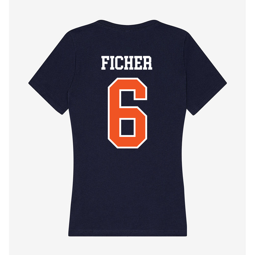 FPU - NCAA Men's Basketball : Malachi Ficher - Classic Shersey Women's V-Neck T-Shirt-1