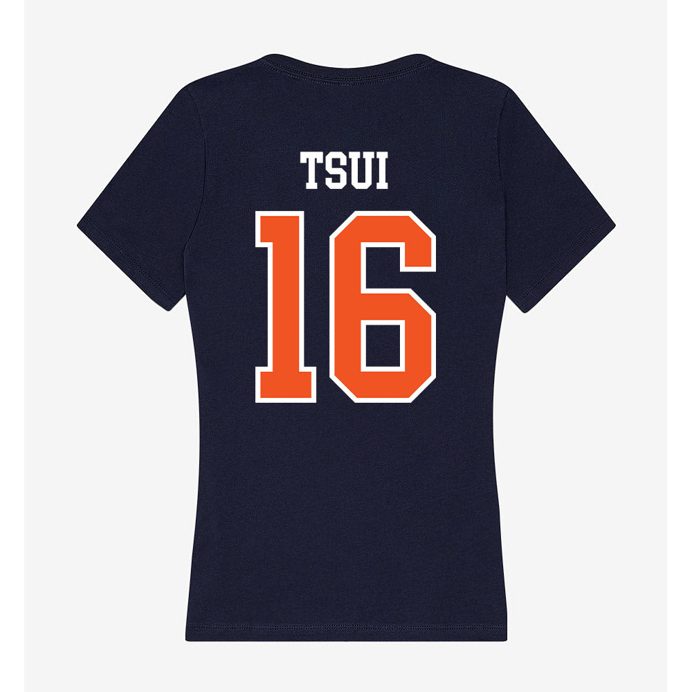 FPU - NCAA Baseball : Ethan Tsui - Classic Shersey Women's V-Neck T-Shirt-1