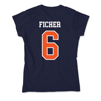FPU - NCAA Men's Basketball : Malachi Ficher - Classic Shersey Soft Style Women’s T-Shirt-1