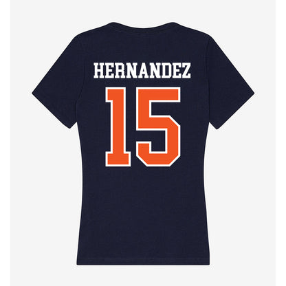 FPU - NCAA Women's Soccer : Karyme Hernandez - Classic Shersey Women's V-Neck T-Shirt-1