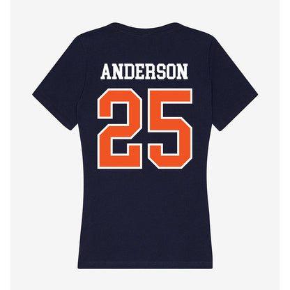 FPU - NCAA Women's Soccer : Madisyn Anderson - Classic Shersey Women's V-Neck T-Shirt-1