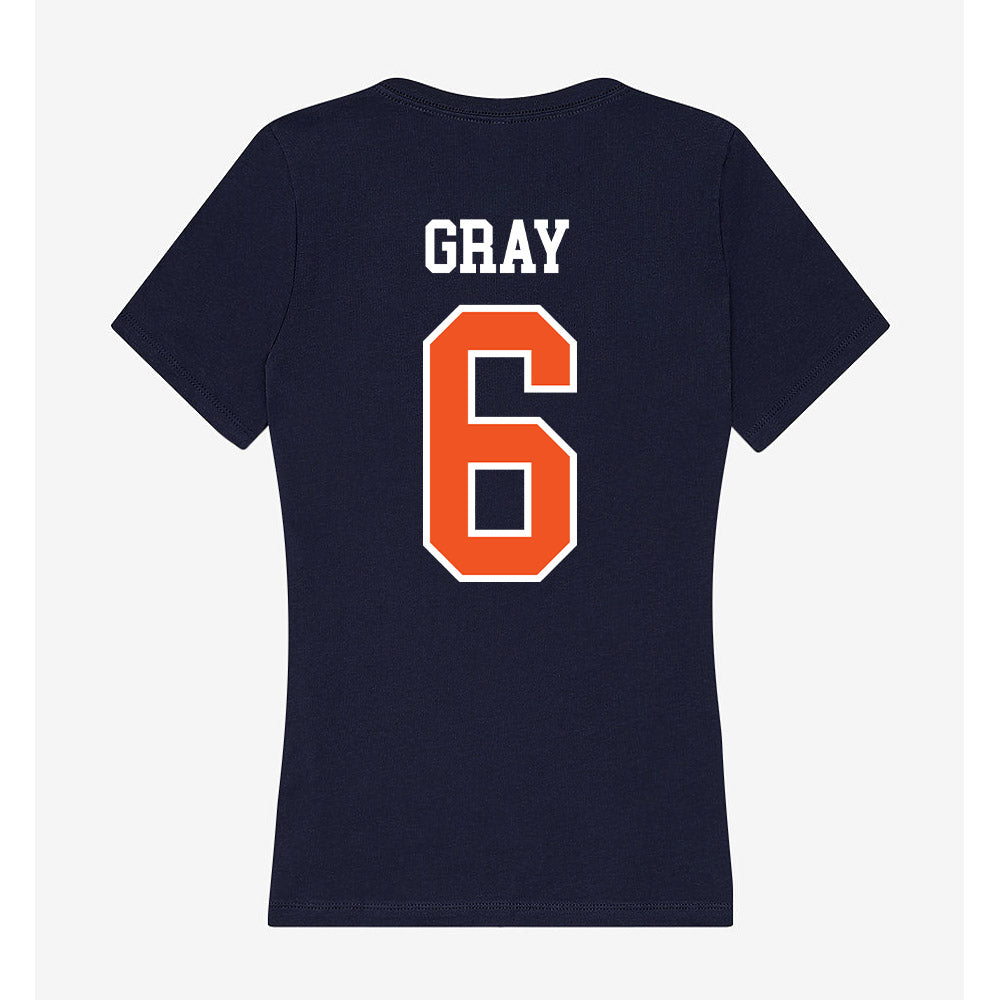 FPU - NCAA Men's Water Polo : Forrest Gray - Classic Shersey Women's V-Neck T-Shirt-1