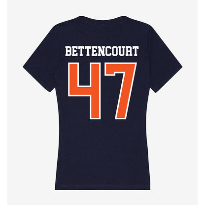 FPU - NCAA Baseball : Matt Bettencourt - Classic Shersey Women's V-Neck T-Shirt-1