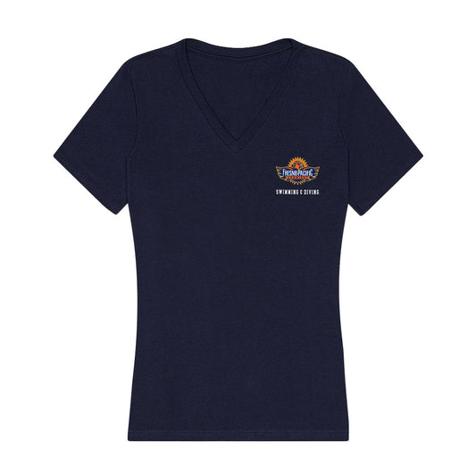 FPU - NCAA Men's Swimming & Diving : Tony Montes - Classic Shersey Women's V-Neck T-Shirt-0