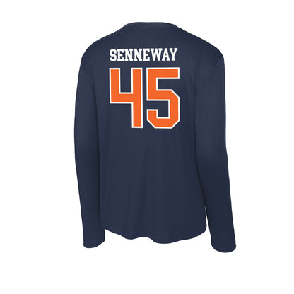 FPU - NCAA Baseball : Dylan Senneway - Activewear Long Sleeve T-Shirt-1