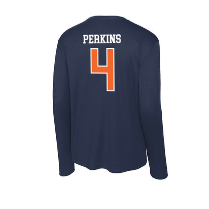 FPU - NCAA Baseball : Garrett Perkins - Activewear Long Sleeve T-Shirt-1