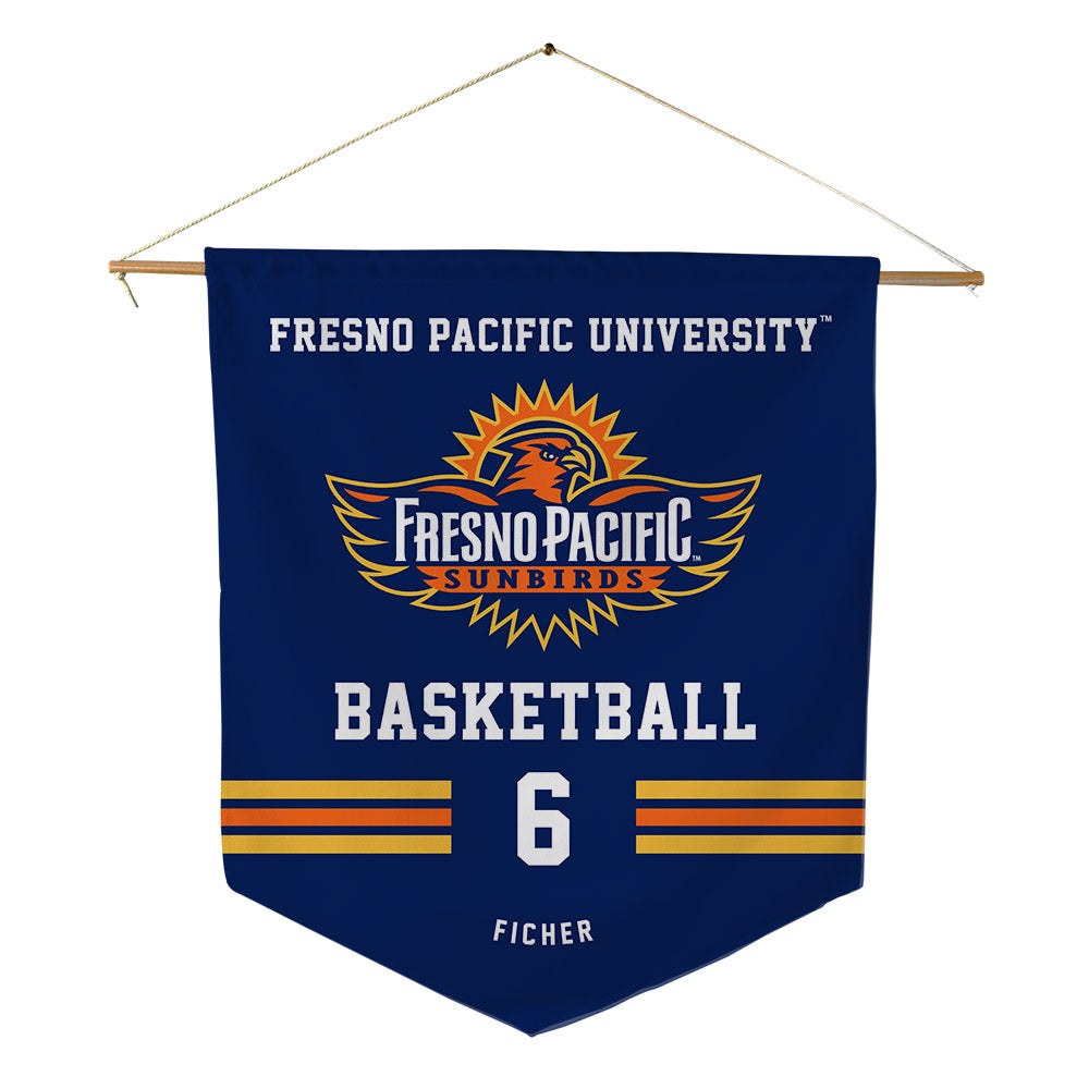 FPU - NCAA Men's Basketball : Malachi Ficher - Pennant - 18" x 21"-0