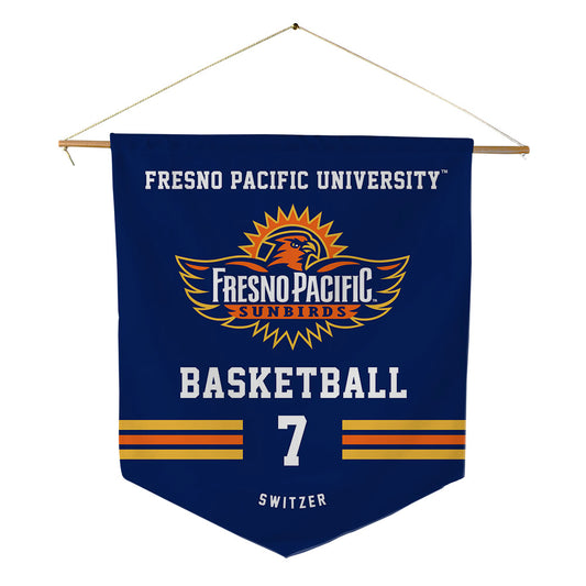 FPU - NCAA Men's Basketball : Liam Switzer - Pennant - 18" x 21"-0
